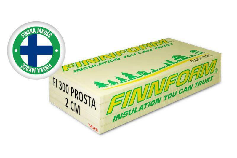 FINNFOAM styropian XPS gładki 2cm FI300