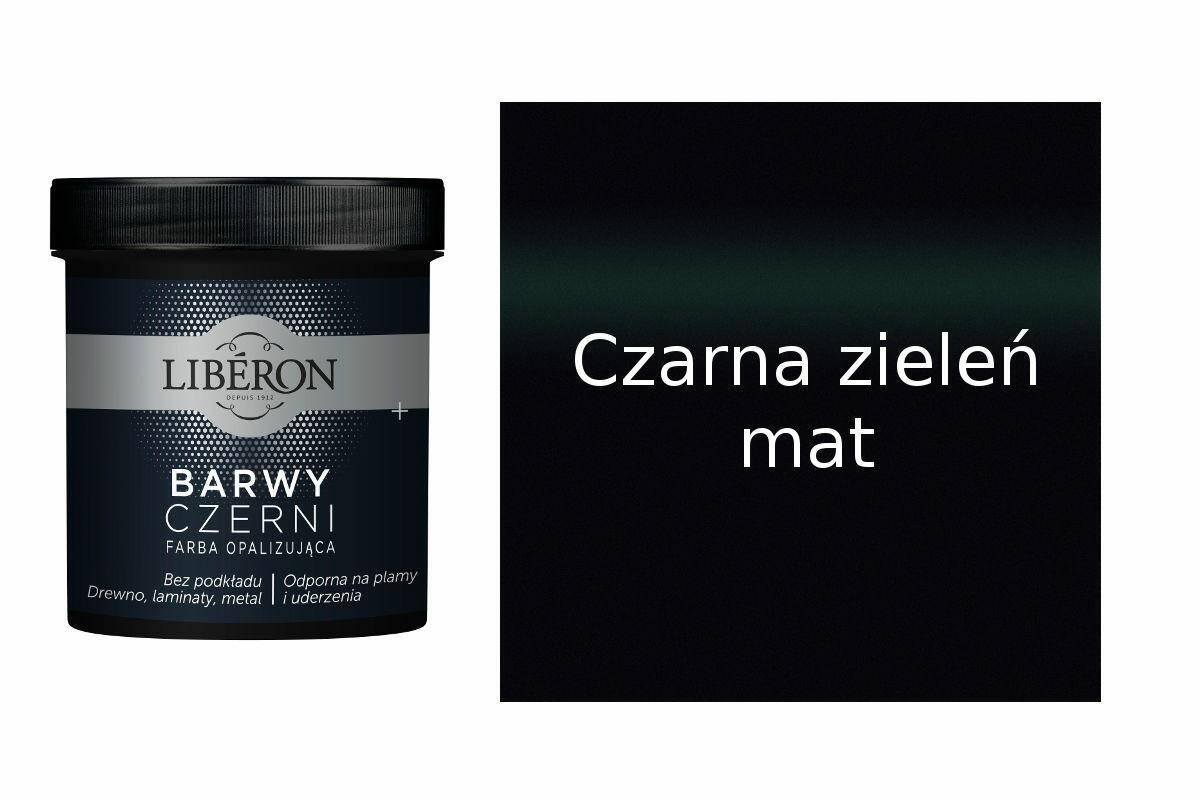 LIBERON Barwy Czerni mat 0,5l Czarna zieleń