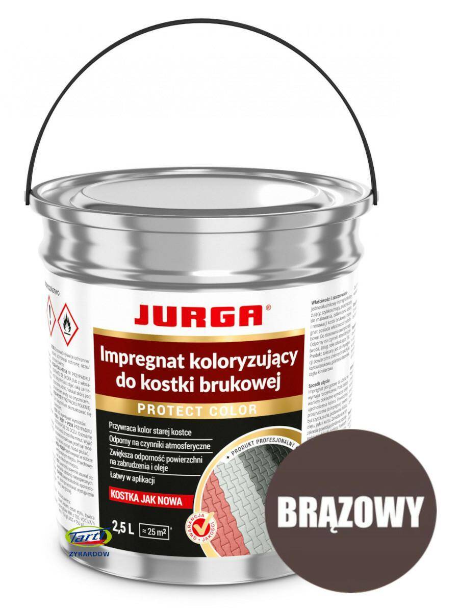 JURGA protect color BRĄZ 2,5l!!!!!!