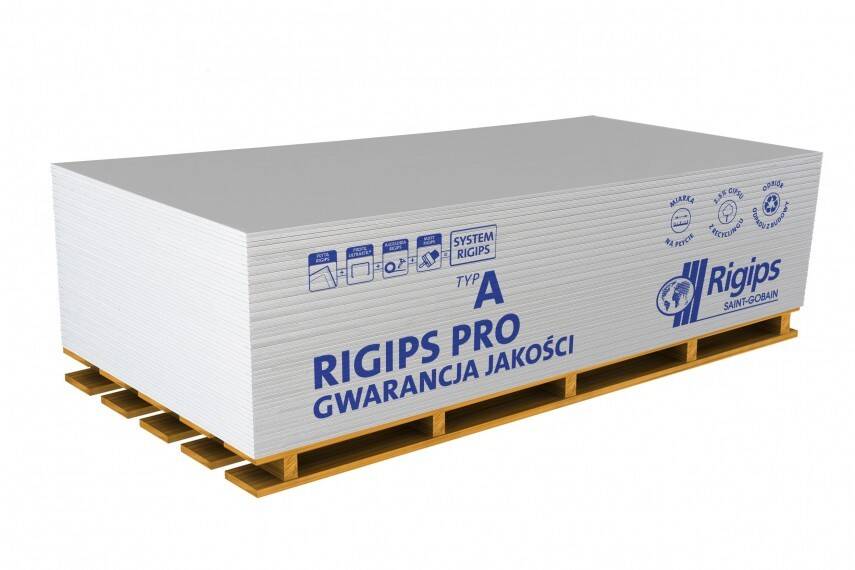 RIGIPS płyta gipsowo-kartonowa zwykła 1,2 m x 2,6 m