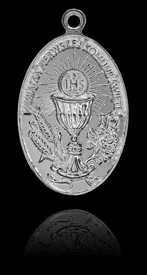 Medalik z NSPJ i Hostią (srebro) (Zdjęcie 4)