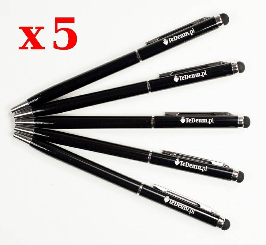 Długopisy dotykowe Touch Tip czarny (x5)