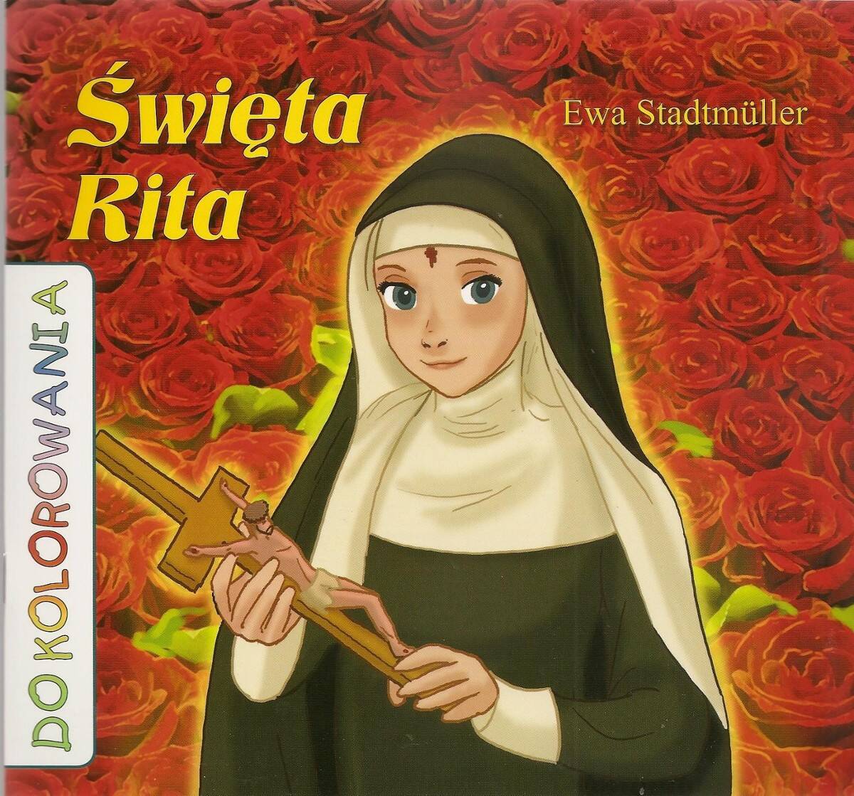 Św. Rita (kolorowanka)