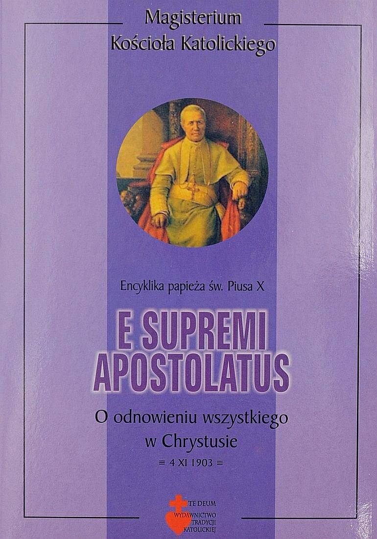 E supremi apostolatus