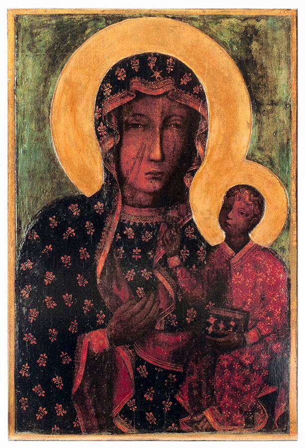 Matka Boża Częstochowska 16 x 23,5 cm (Zdjęcie 2)