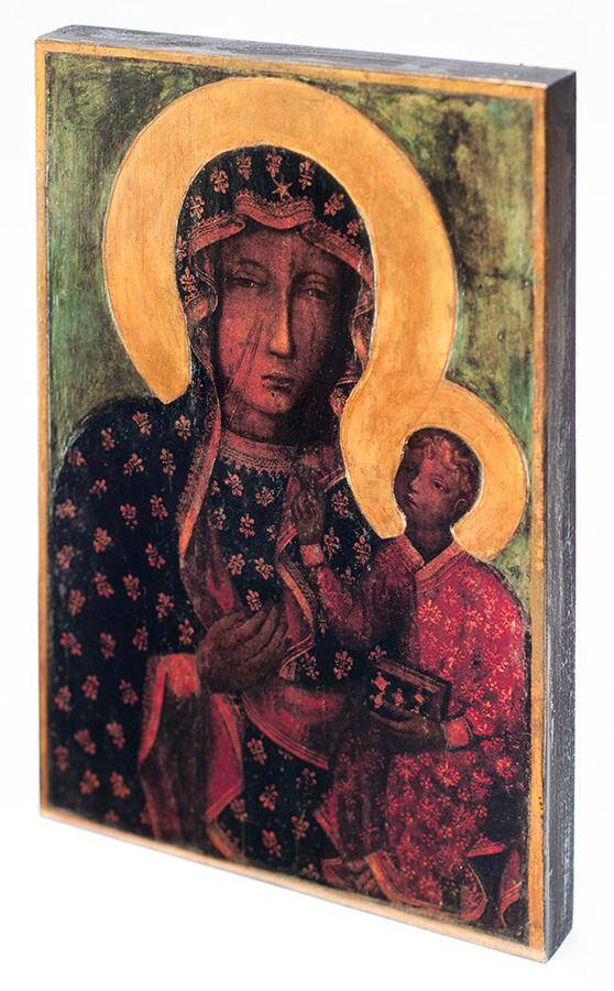 Matka Boża Częstochowska 16 x 23,5 cm (Zdjęcie 1)