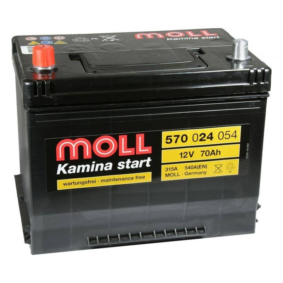 Akumulator  70AH/540A L+ MOLL KAMINA