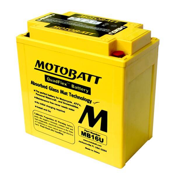 Akumulator 20Ah/240A MOTOBATT MB16U AGM