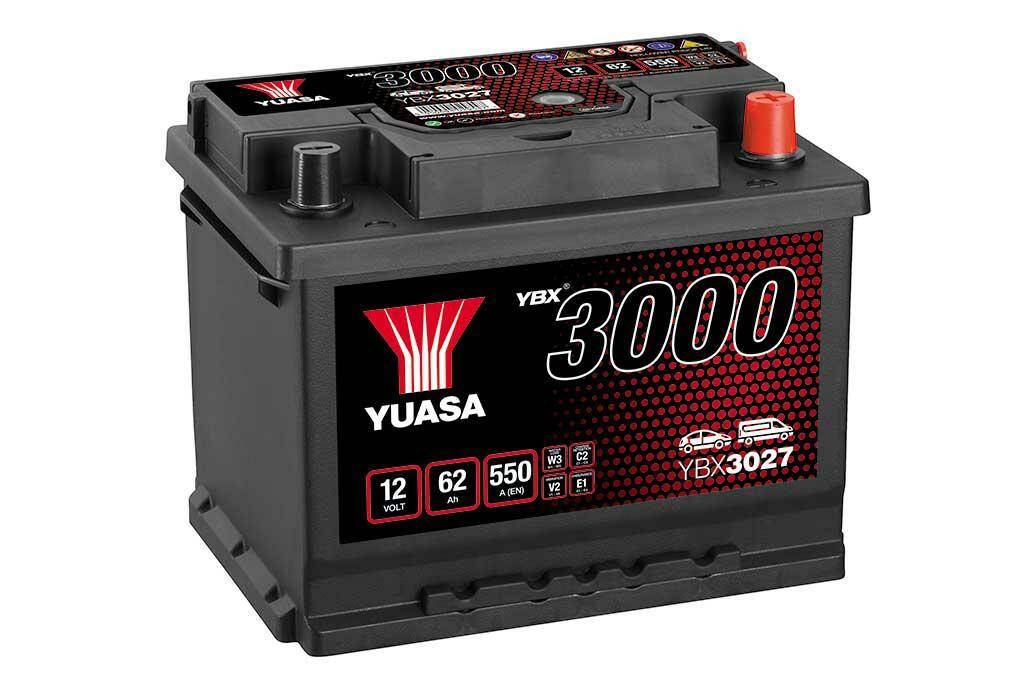 Akumulator  62AH/550A P+ YUASA YBX3027