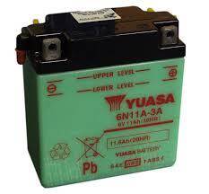 Akumulator  11Ah/6V P+ YUASA 6N11A-3A