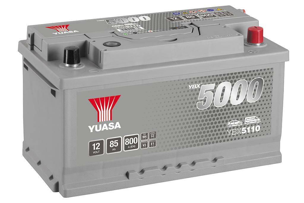 Akumulator  85AH/800A P+ YUASA YBX5110