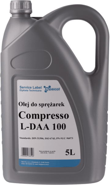 Specol olej sprężarkowy L-DAA 100 5L