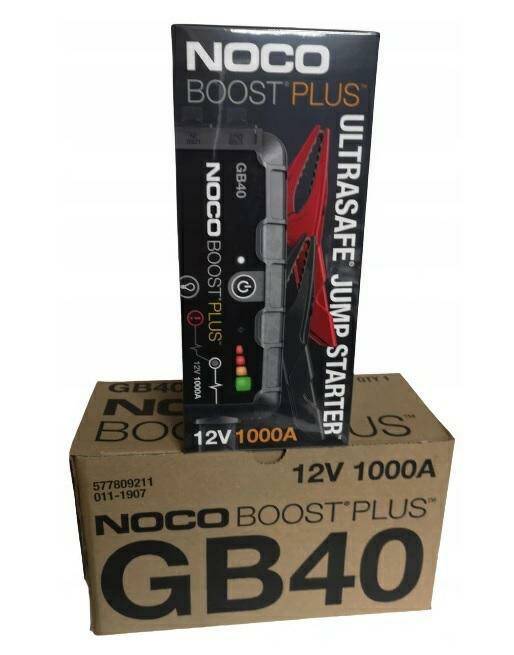 NOCO Jump Starter+ Noco 12V/1000A GB40 (Zdjęcie 1)