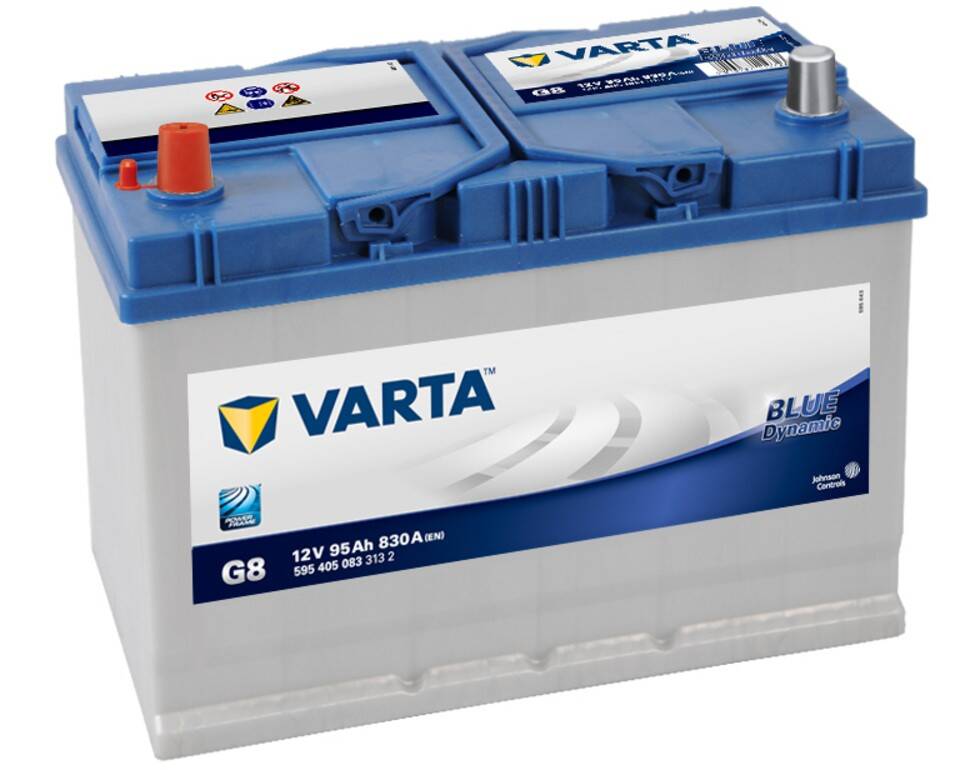 Akumulator  95AH/830A L+ VARTA G8 Blue