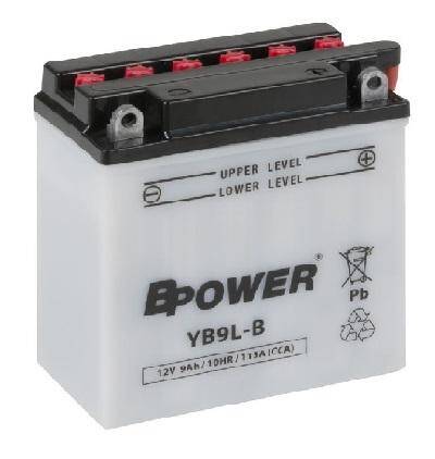 Akumulator   9Ah/115A P+ BPower YB9L-B