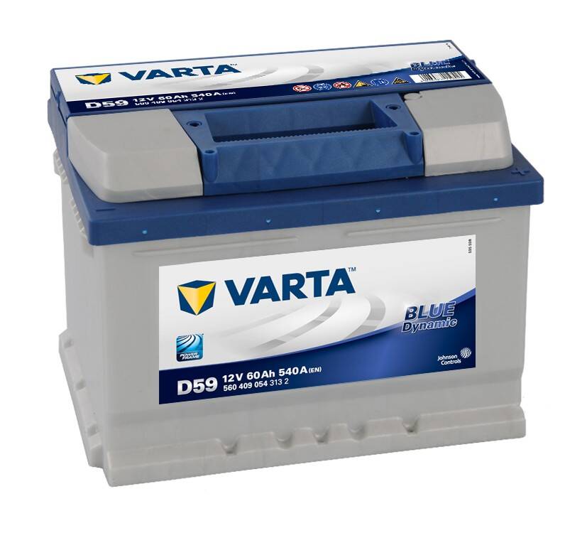 Akumulator  60AH/540A P+ VARTA D59 Blue