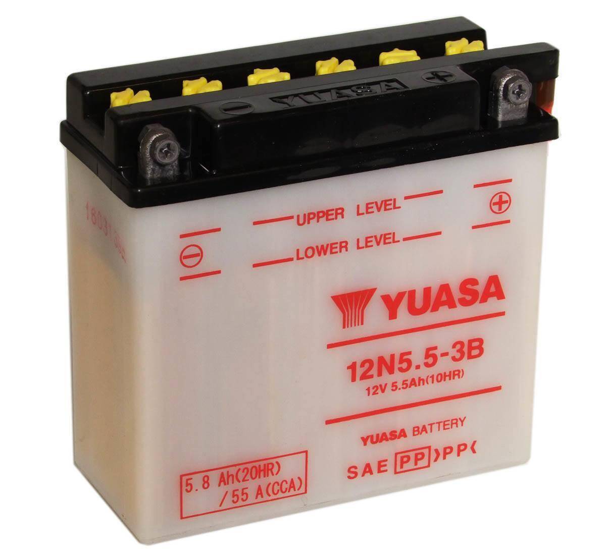 Akumulator 5,8Ah/60A L+YUASA 12N5.5-4A