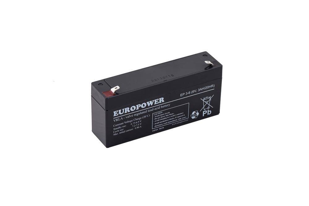 Akumulator   3,0Ah/6V EP3-6 EUROPOWER