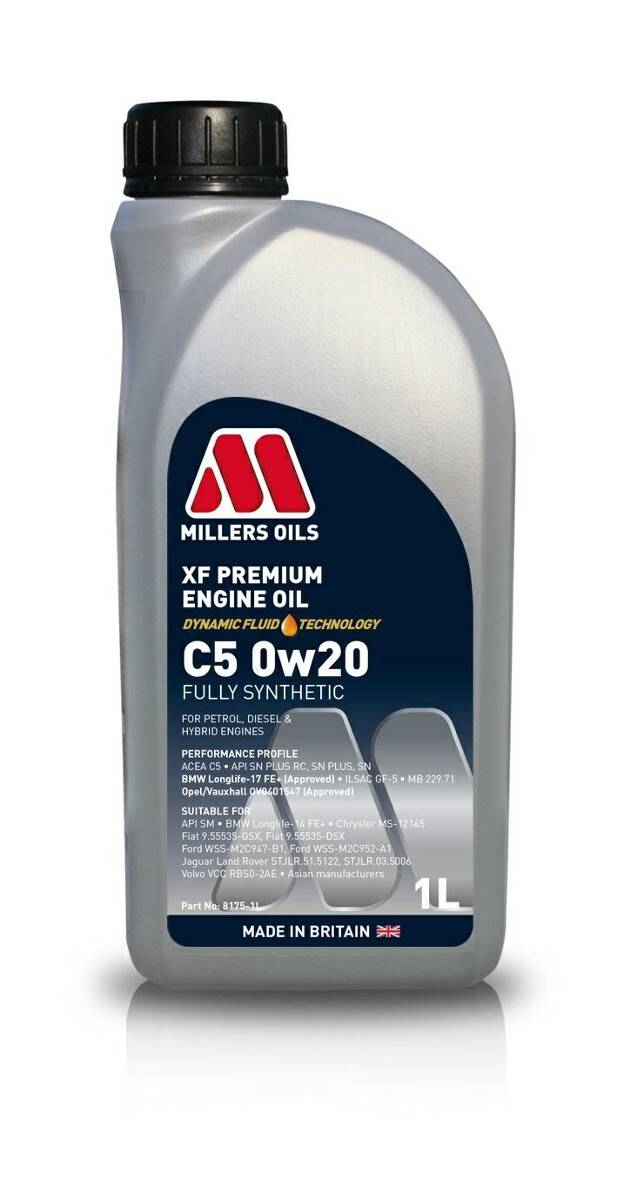 Millers Oils XF Premium C5 C6 0w20 1L