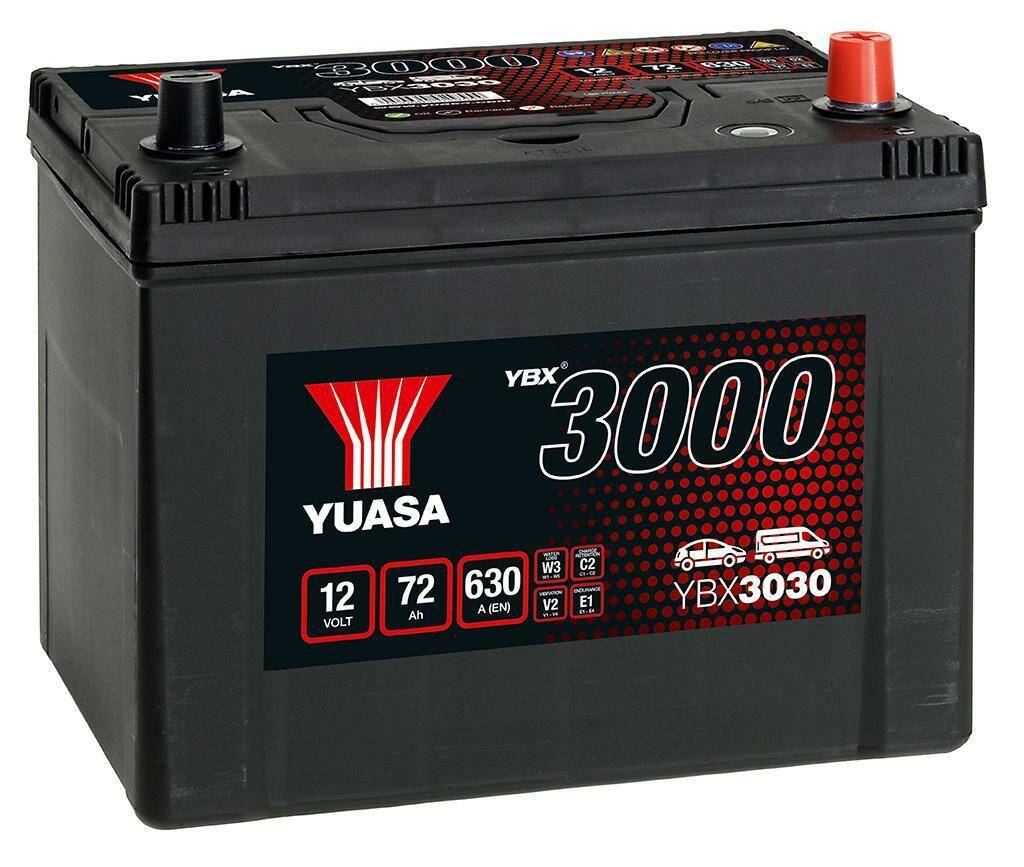 Akumulator  72AH/630A P+ YUASA YBX3030