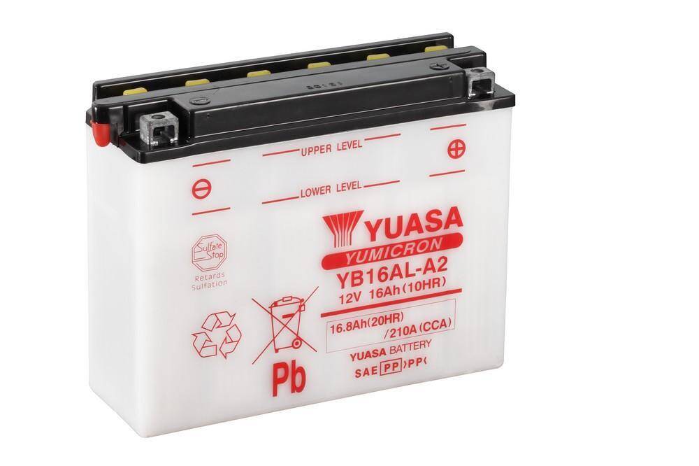 Akumulator  16Ah/210A P+ YUASA YB16AL-A2
