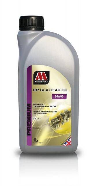 Millers Oils-EP 80w90 Gear Oil GL-4 1L
