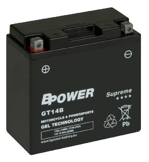 Akumulator  12Ah/210A L+ BPOWER GT14B