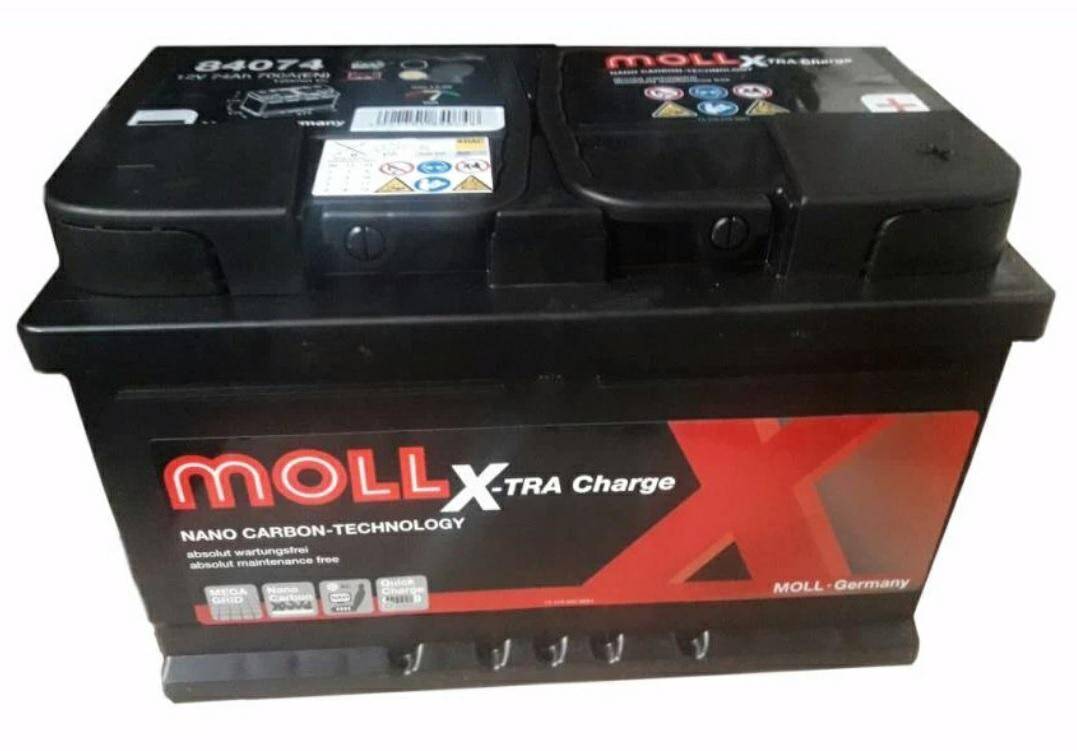 Akumulator  74AH/700A P+ MOLL XtraCharge