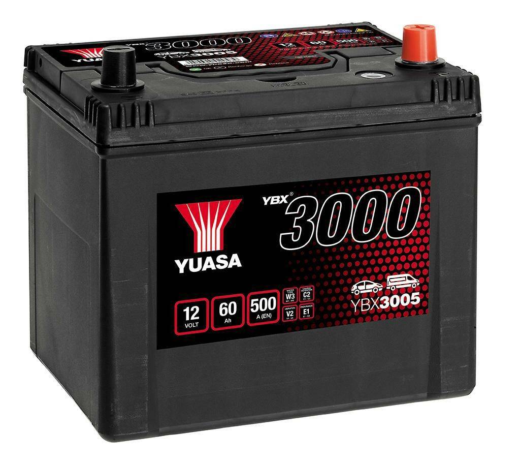 Akumulator  60AH/500A P+ YUASA YBX3005