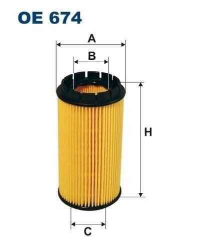 FILTRON Filtr oleju OE674