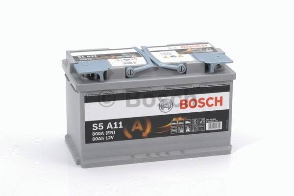 Akumulator  80AH/800A P+ BOSCH S5 AGM