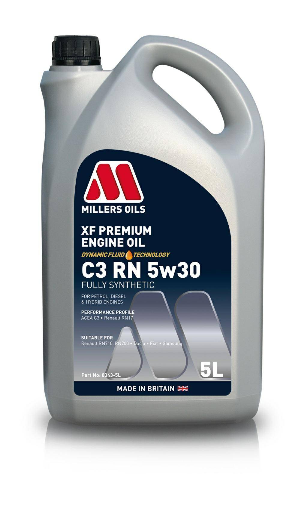 Millers Oils XF Premium C3 RN 5w30 5L