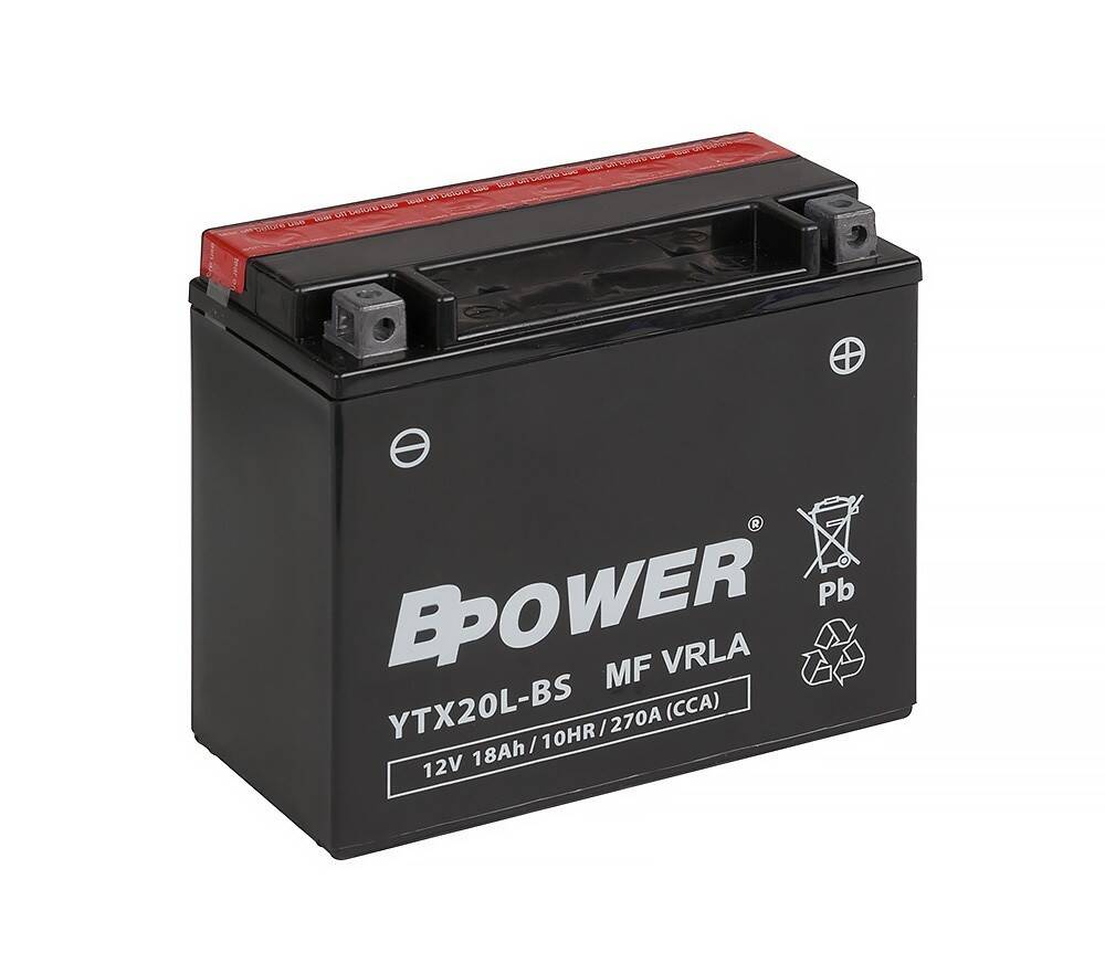 Akumulator  18Ah/270A P+ BPowerYTX20L-BS