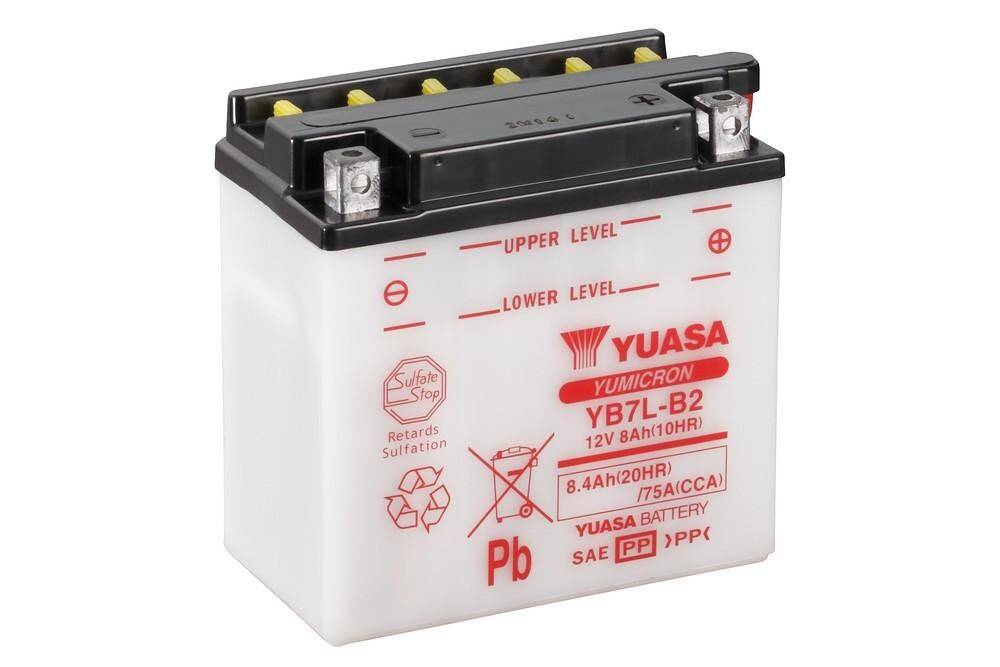 Akumulator   8Ah/75A P+ YUASA YB7L-B2