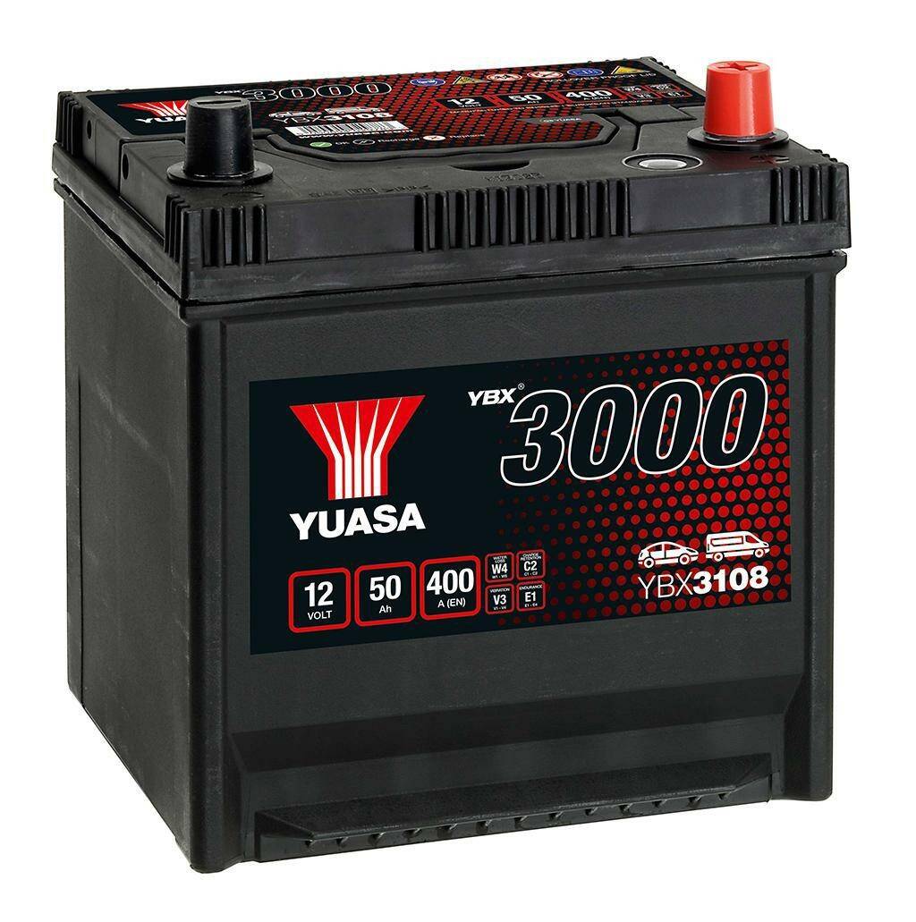 Akumulator  50AH/400A P+ YUASA YBX3108