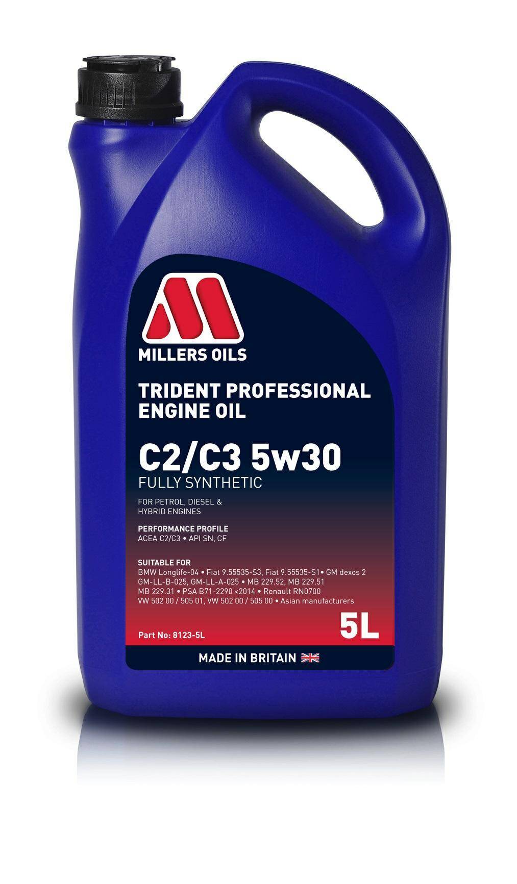 Millers Oils Trident 5w30 C2 C3 5L