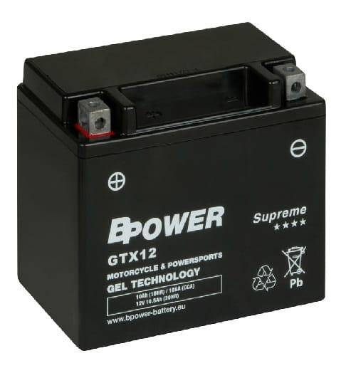 Akumulator  10Ah/185A L+ BPOWER GTX12
