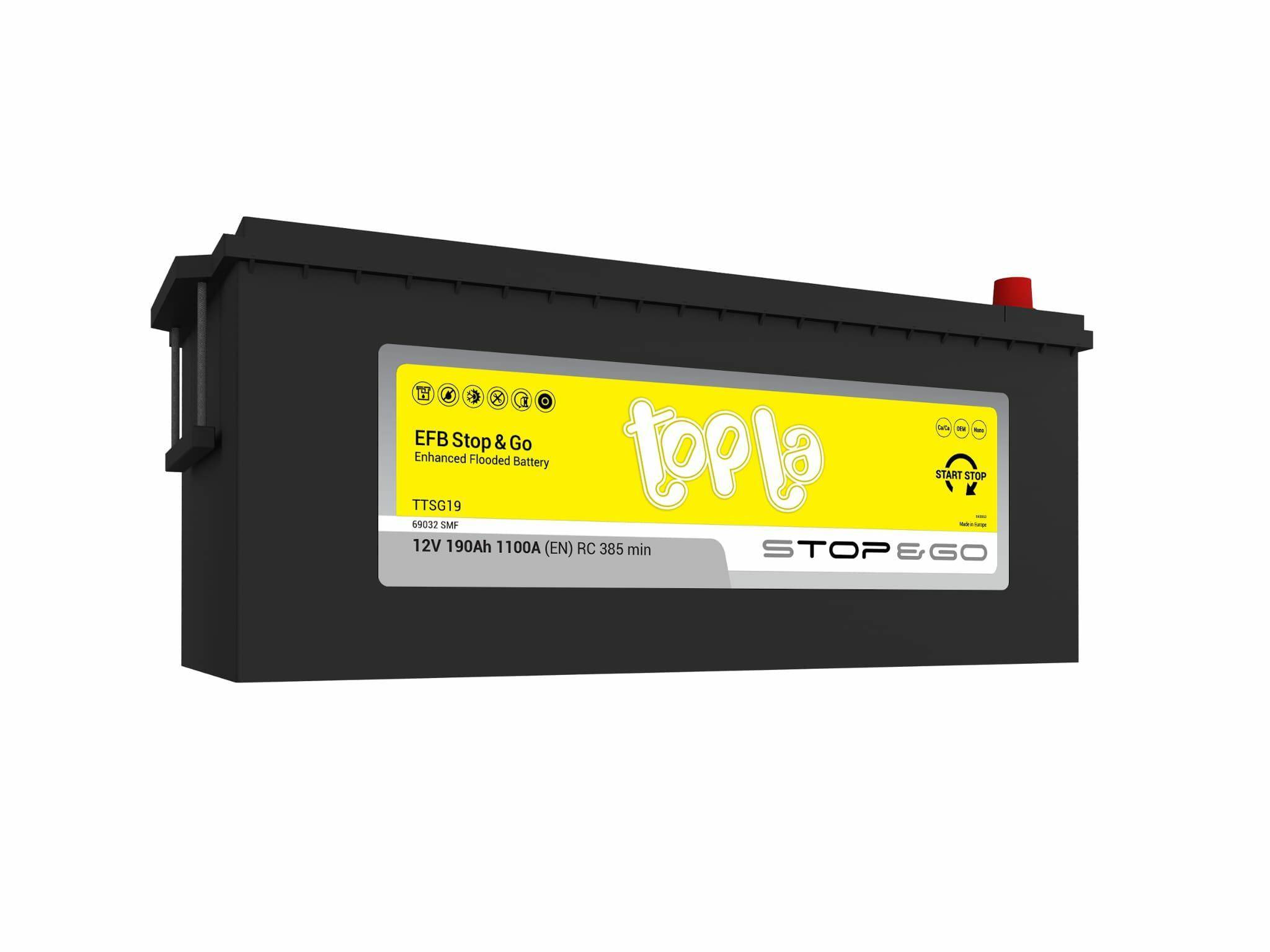 Akumulator 190AH/1100A TOPLA TOP EFB S&S
