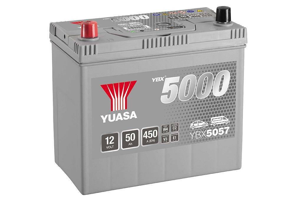 Akumulator  50AH/450A L+ YUASA YBX5057