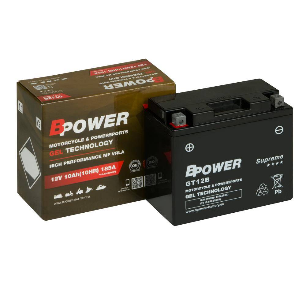Akumulator  10Ah/185A L+ BPOWER GT12B