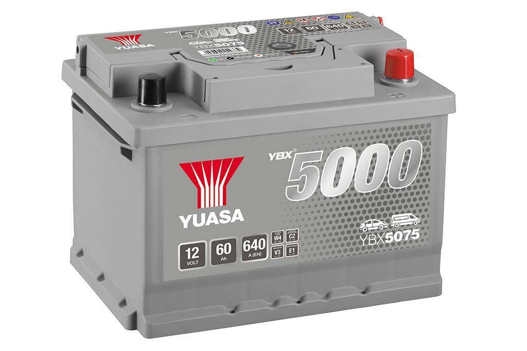 Akumulator  60AH/640A P+ YUASA  YBX5075