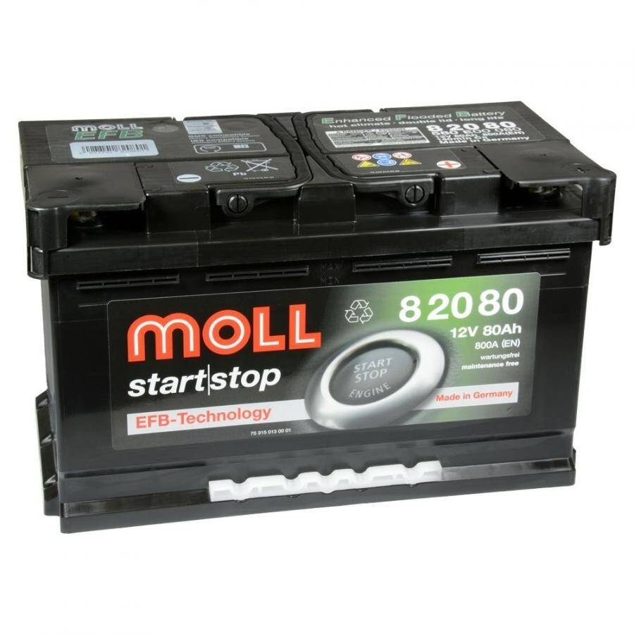Akumulator  84AH/800A P+ MOLL EFB L4A