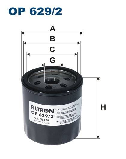 FILTRON Filtr oleju OP629/2