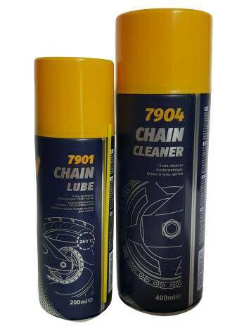 Mannol Chain Cleaner 0,4L + Lube 0,2L