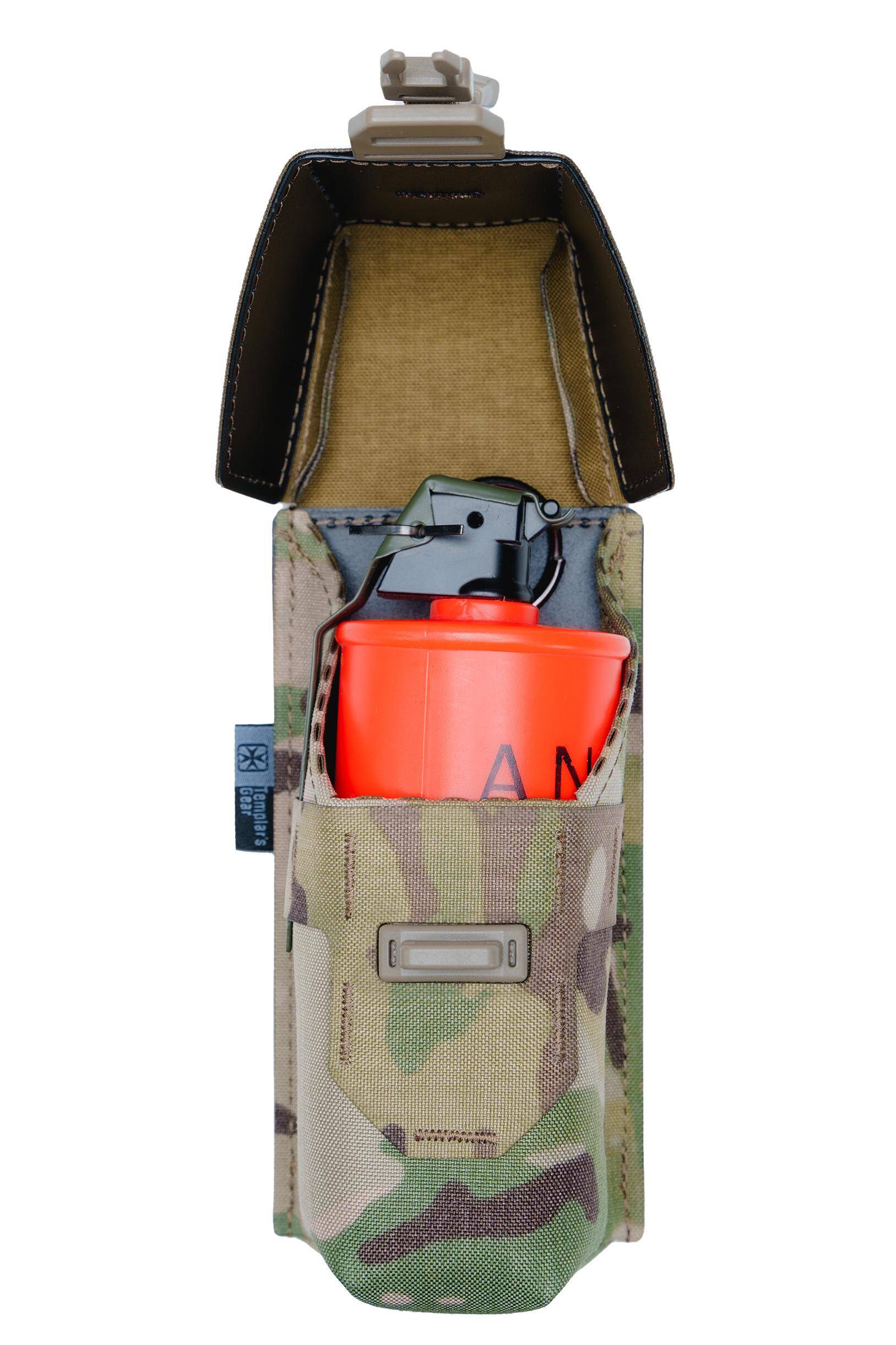 Smoke Grenade Pouch FULL FLAP QR Orange