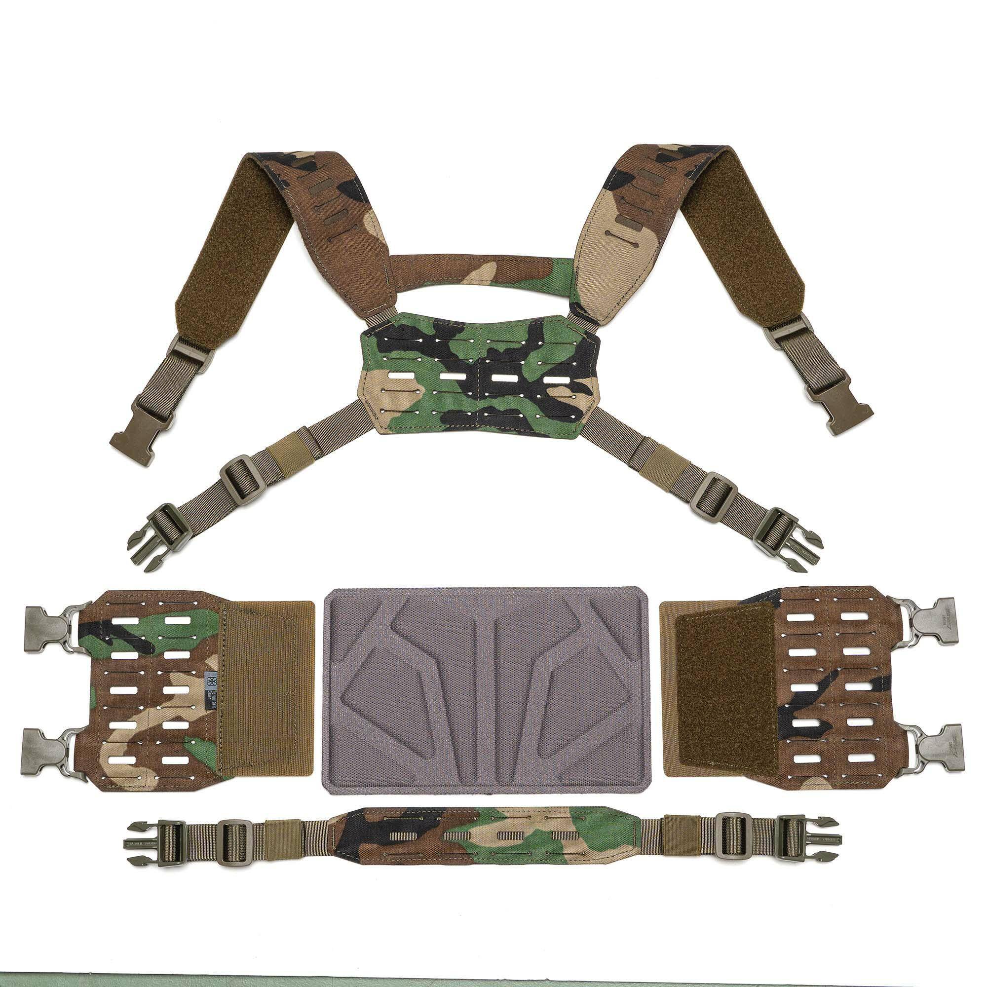 Chest Rig Conversion Kit M81 Woodland