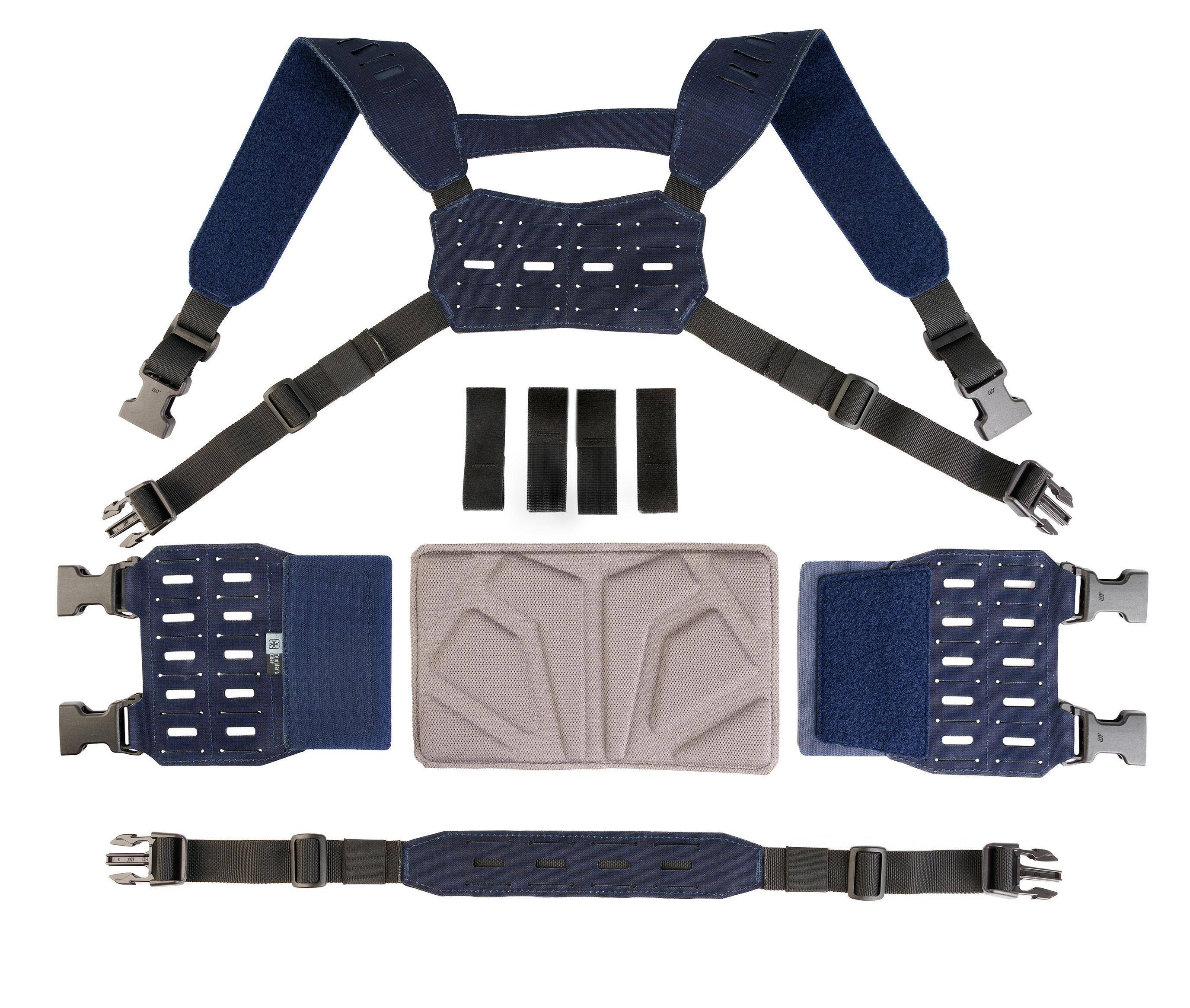 Chest Rig Conversion Kit Navy Blue