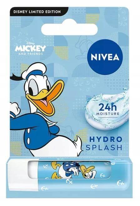 NIVEA DISNEY DONALD Pomadka do ust HYDRO SPLASH LIMITED EDITION, 4,8 g