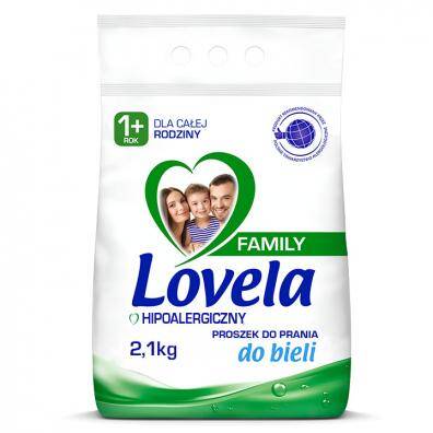 LOVELA Family hipoalergiczny proszek do prania bieli 2.1 kg