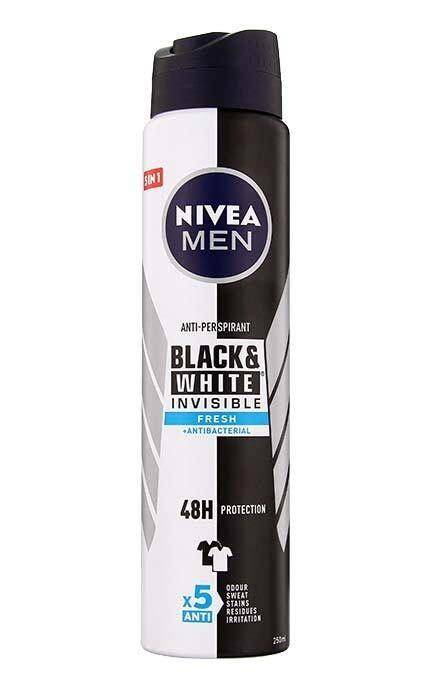 NIVEA MEN Black&White Invisible Fresh Antyperspirant w aerozolu 250 ml